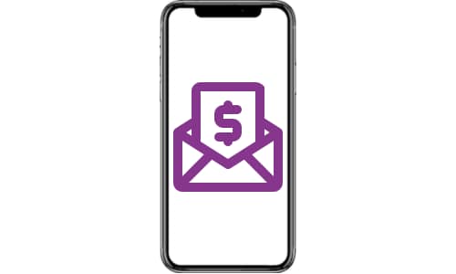 phone with email image